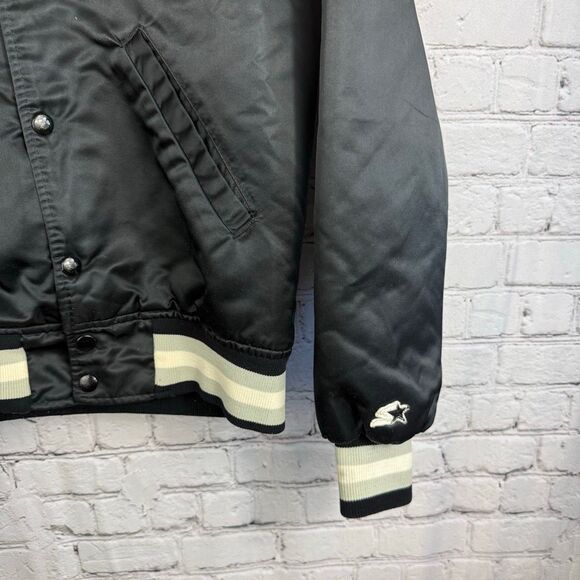 Vintage Starter Los Angeles Kings Varsity Jacket Satin Quilted Size Small - Picture 3 of 11